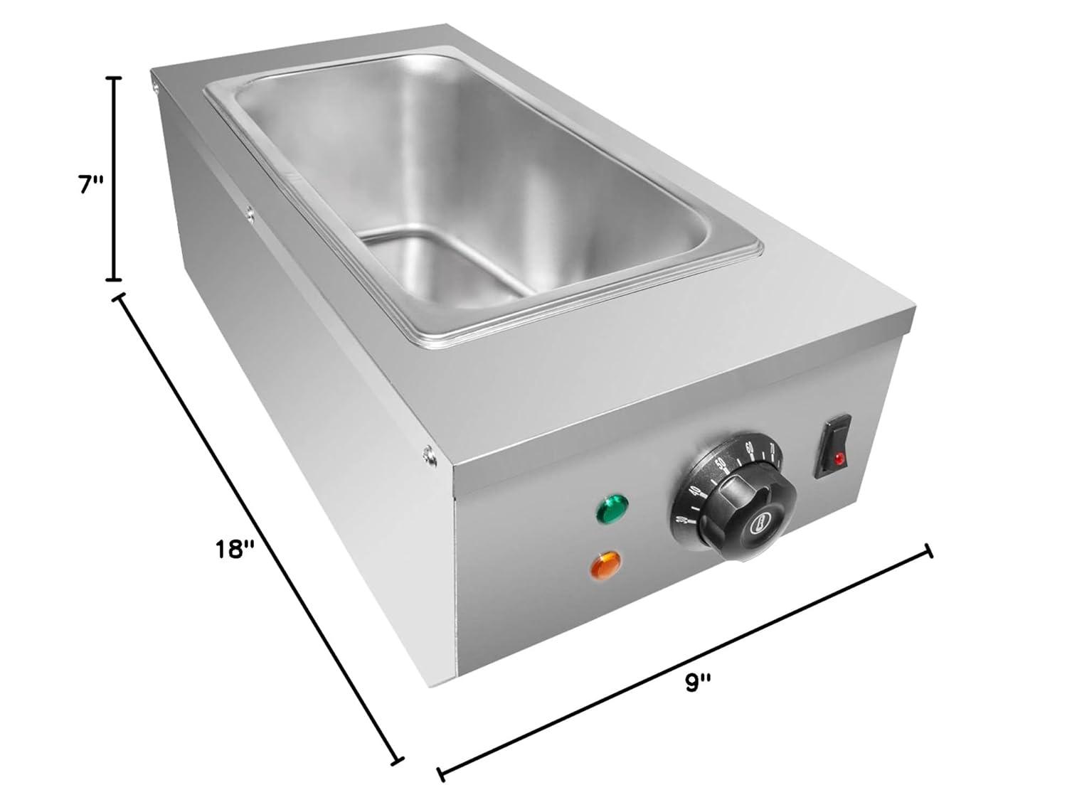 Chocolate Fondue Machine with Manual Control | Stainless steel Professional Small Chocolate Tempering Machine for Home and Commercial Use