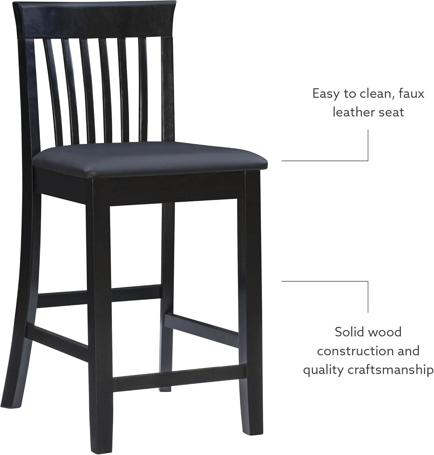 24" Torino Craftsmen Counter Height Barstool - Linon