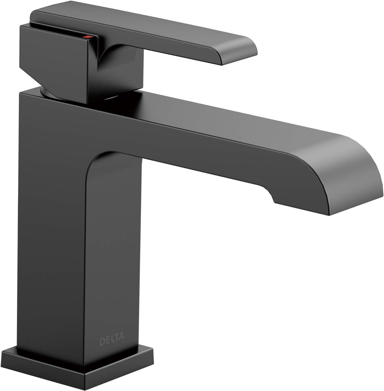 Ara Single Hole Bathroom Faucet with Drain Assembly, Single Handle Bathroom Sink Faucet