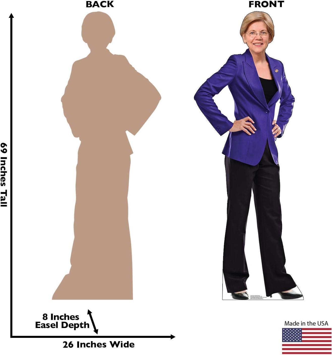 69 x 26 in. Senator Elizabeth Warren Cardboard Cutout