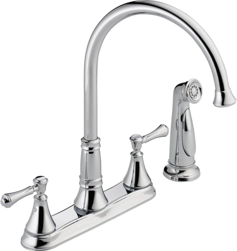 Cassidy Double Handle Kitchen Faucet with Side Spray