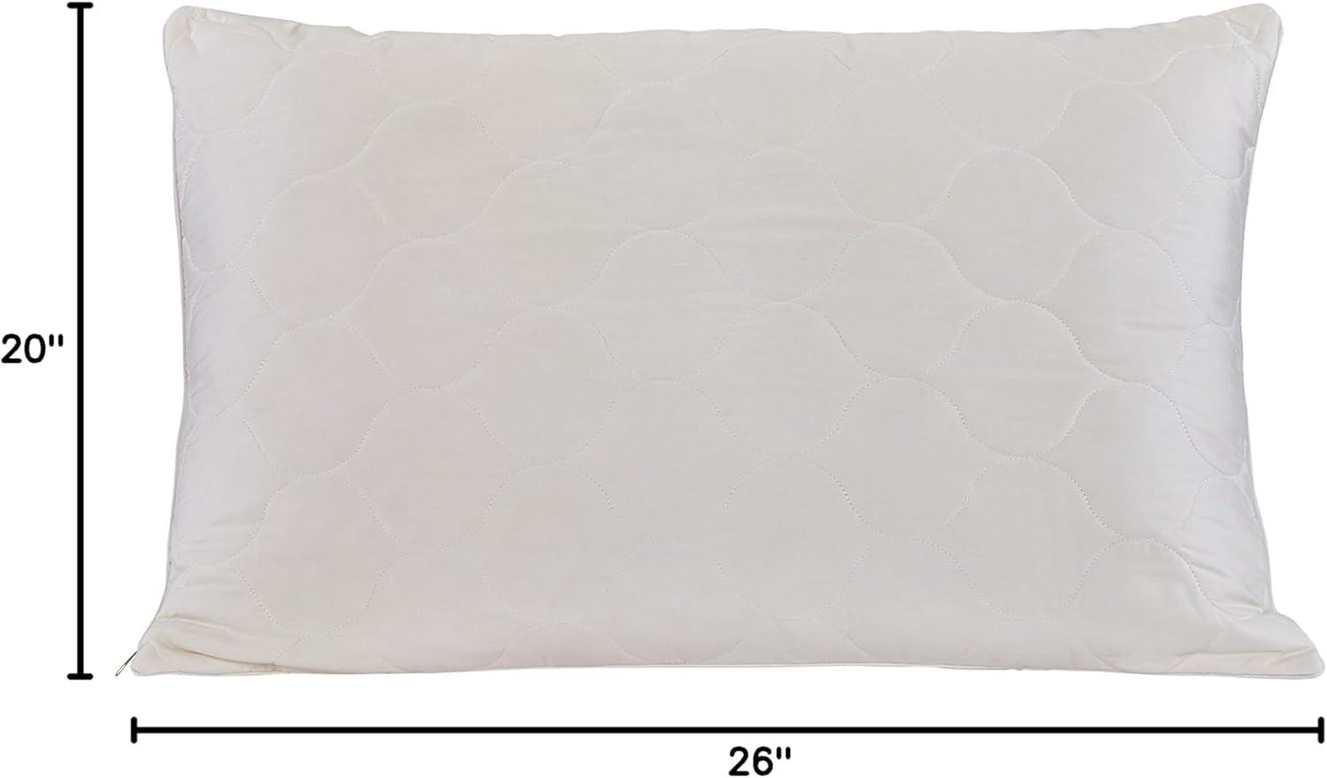 Adjustable Shropshire Wool Standard Pillow with Hypoallergenic Comfort