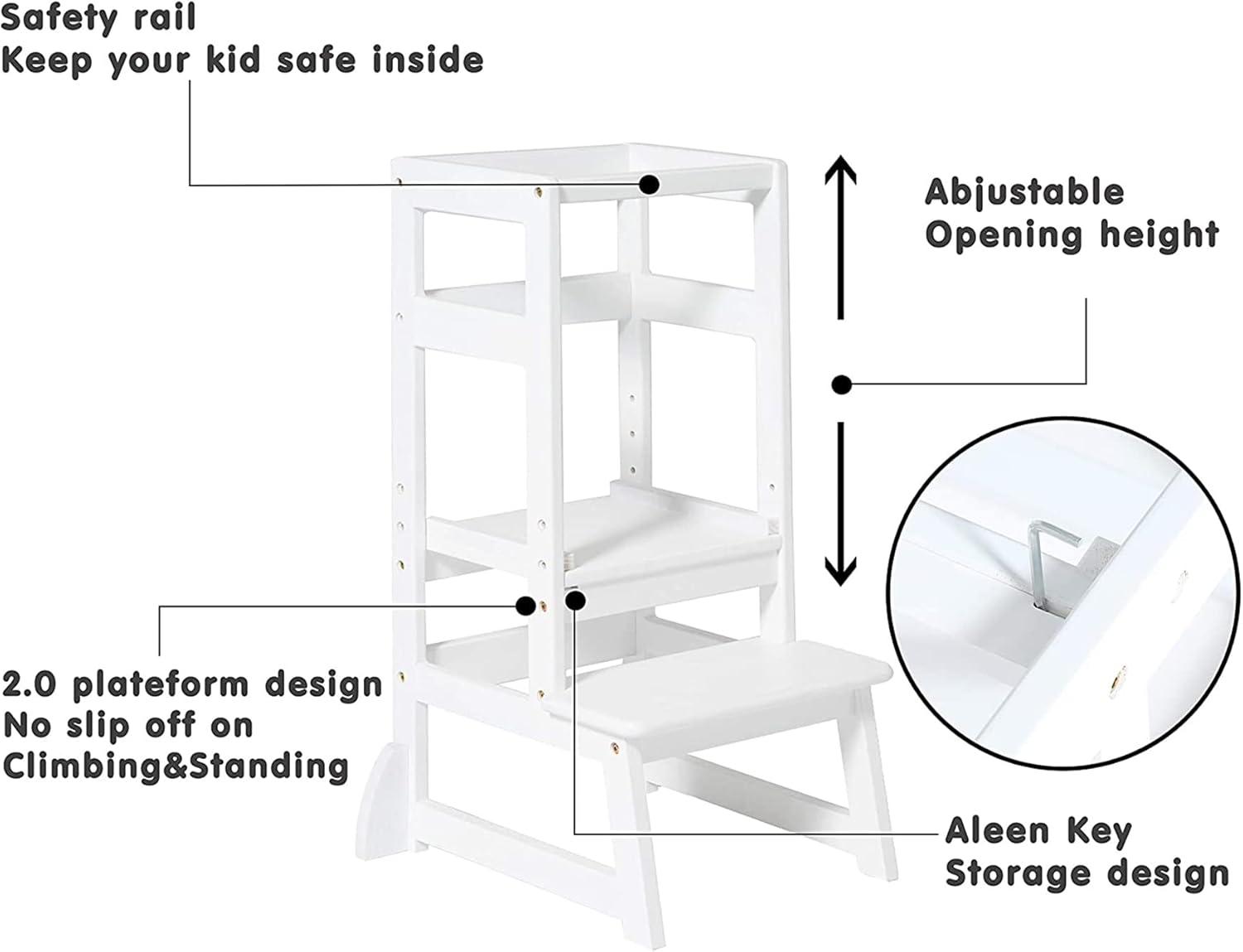 White 2 - Step Stool