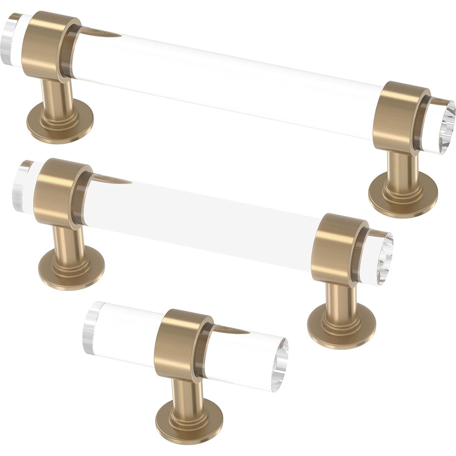 Franklin Brass Acrylic Bar Knob Multipack (Set of 5)
