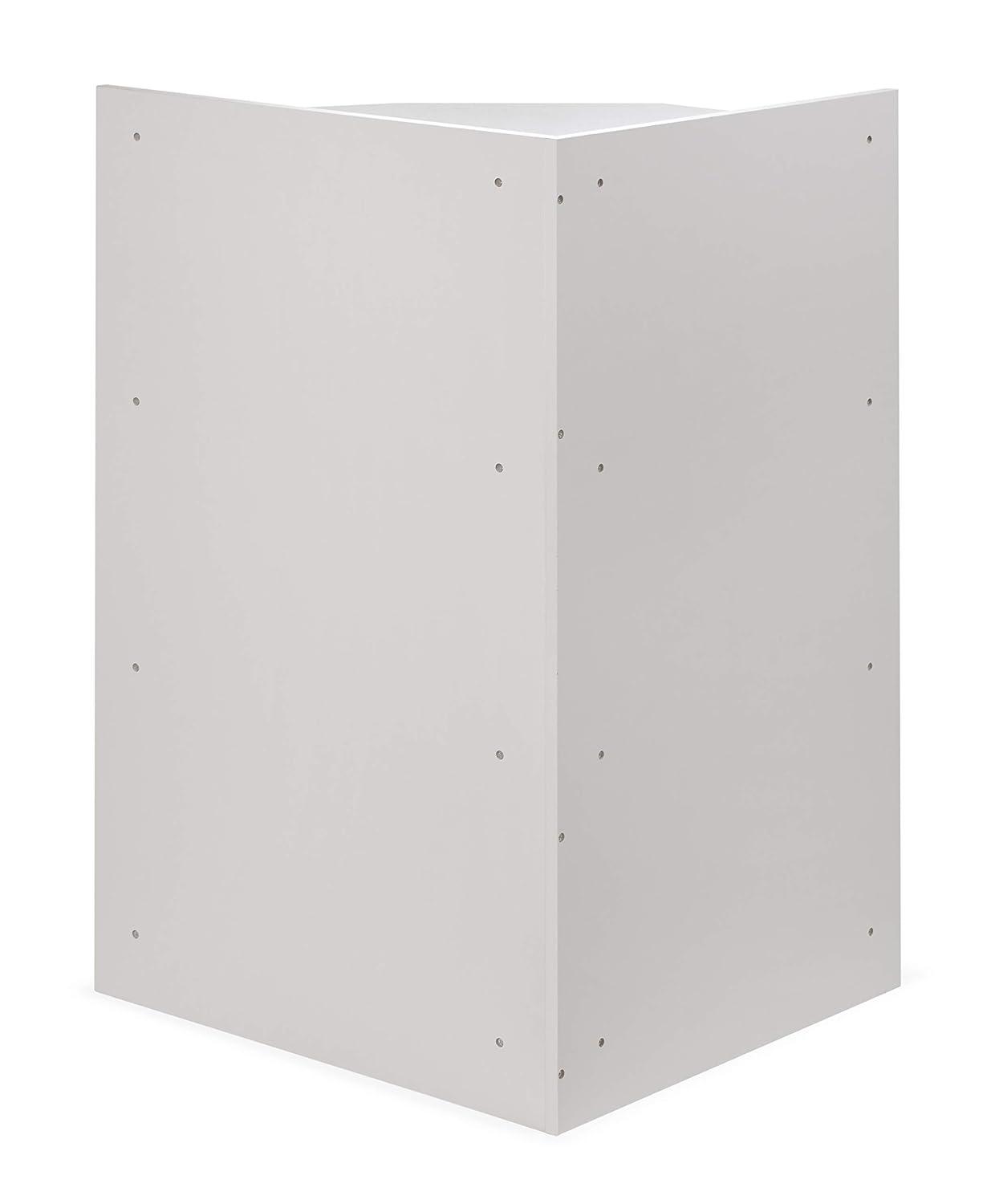 Badger Basket Corner Cubby Storage Unit with Four Reversible Baskets 9.8 Cu ft. - White