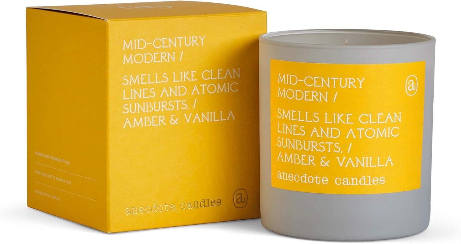 Mid-Century Modern Amber & Vanilla Soy Tumbler Candle