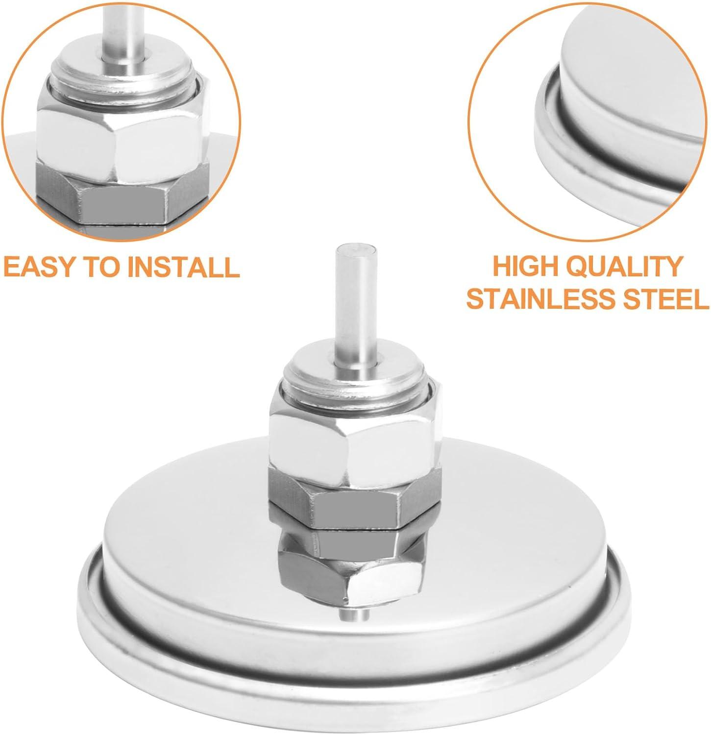 BBQ Grill Thermometer Heat Indicator Replacement Parts for Kitchenaid 720-0787D, 720-0819, 720-0745, 720-0733A, 720-0745B, 720-0826 - Compatible Barbeque Temperature Gauge Thermostat