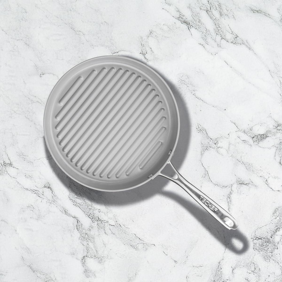 TECHEF CeraTerra - 12" Ceramic Nonstick Grill Pan