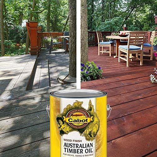 1-Gallon Gold-Natural Premium Exotic Wood Deck Stain and Sealer