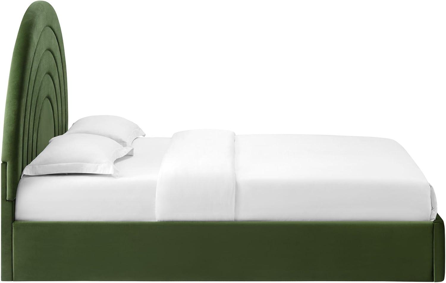 Modway Solana Arched Performance Velvet Platform Bed