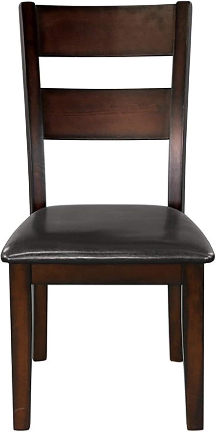 Lexicon Mantello Contemporary Wood Dining Room Side Chairs in Cherry (Set of 2)