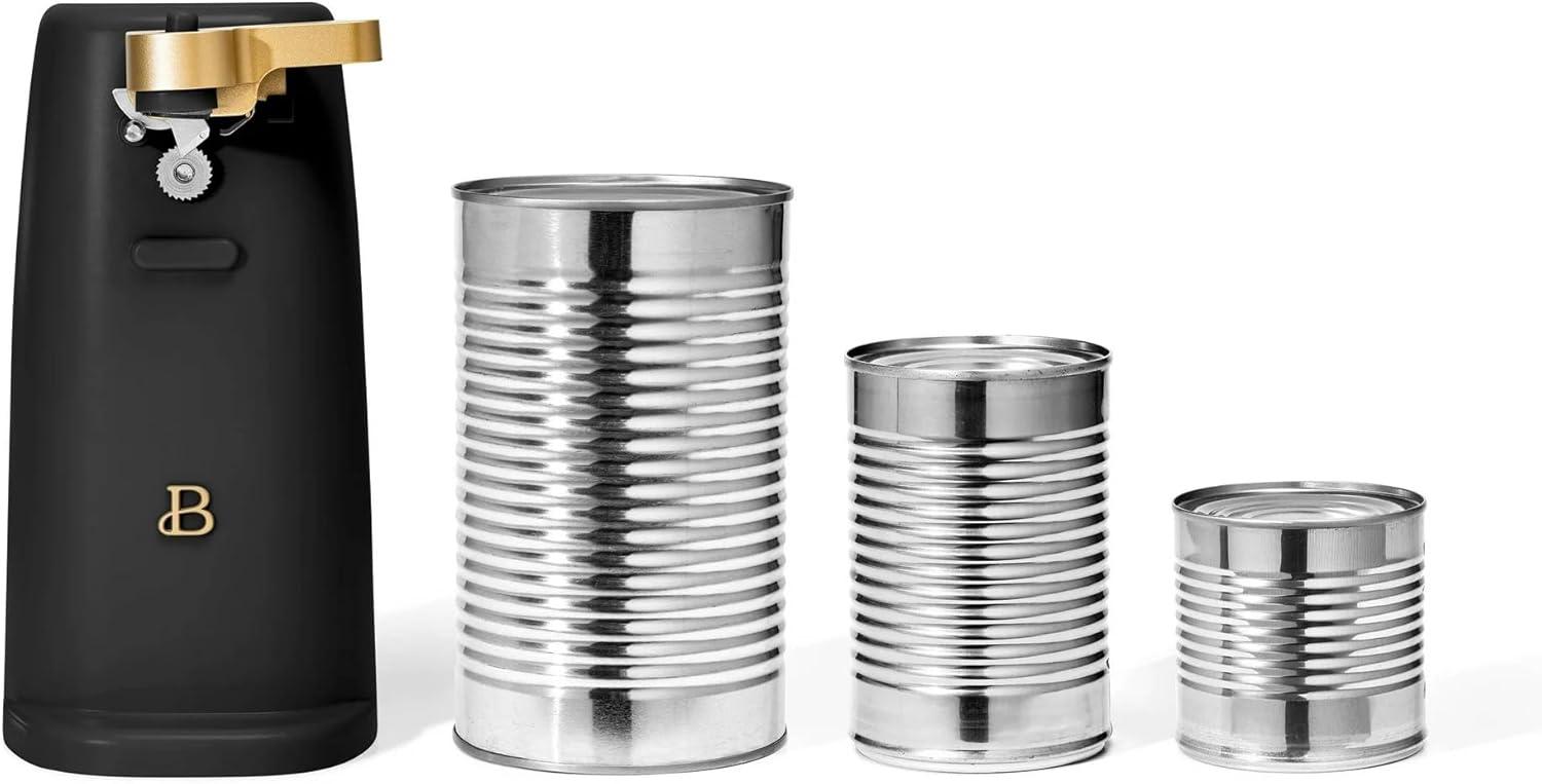 Beautiful Easy-Prep Electric Can Opener, Black Sesame by Drew Barrymore