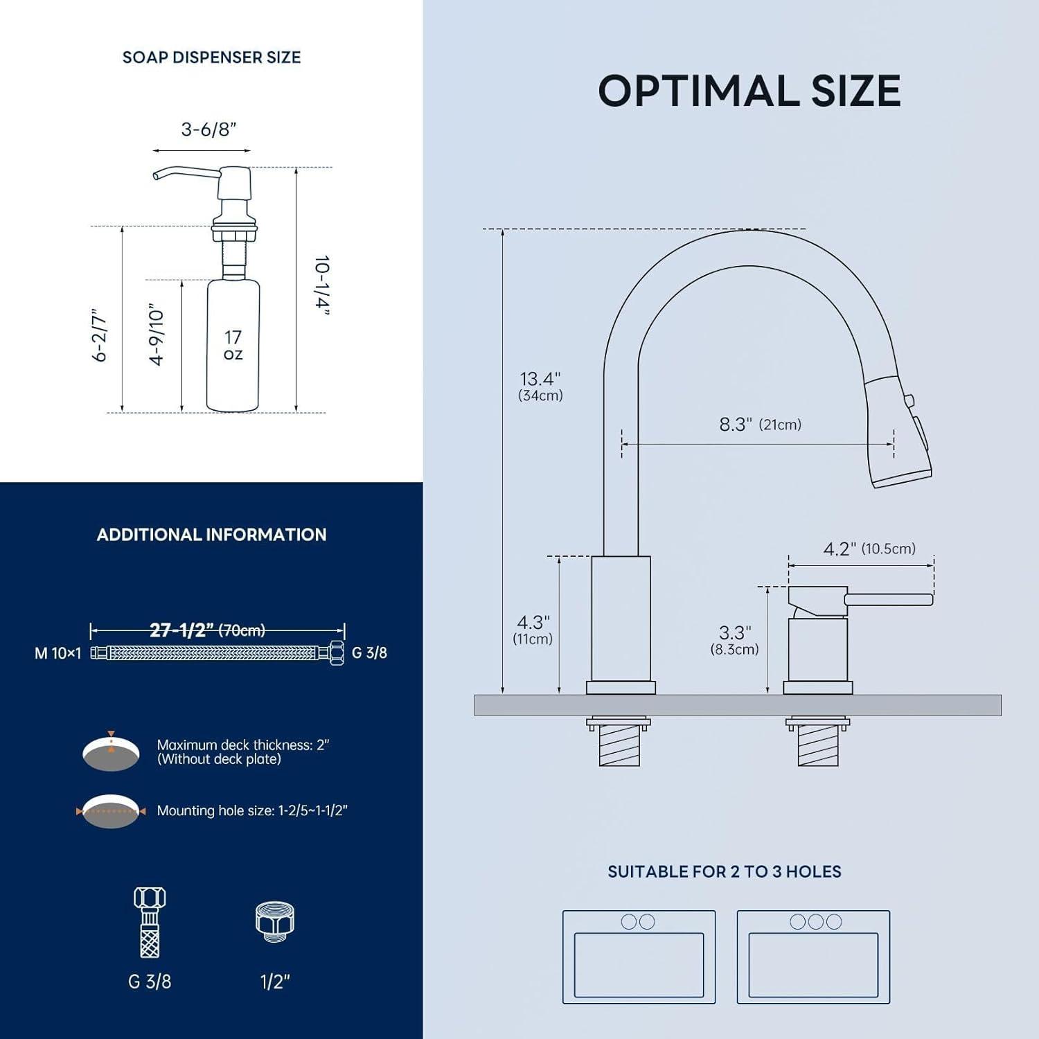 Brushed Nickel High-Arc Kitchen Faucet with Pull-Out Spray