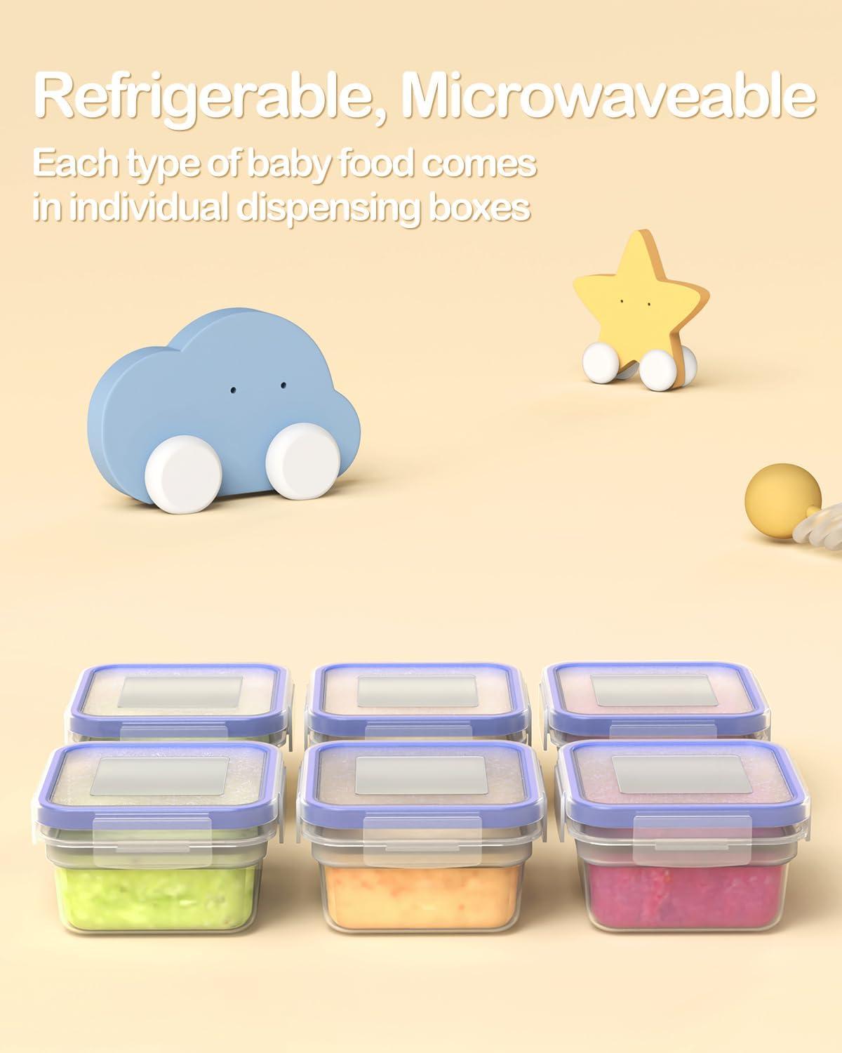 HEYVALUE Gray 13-in-1 Baby Food Processor Set with Stainless Steel Blades