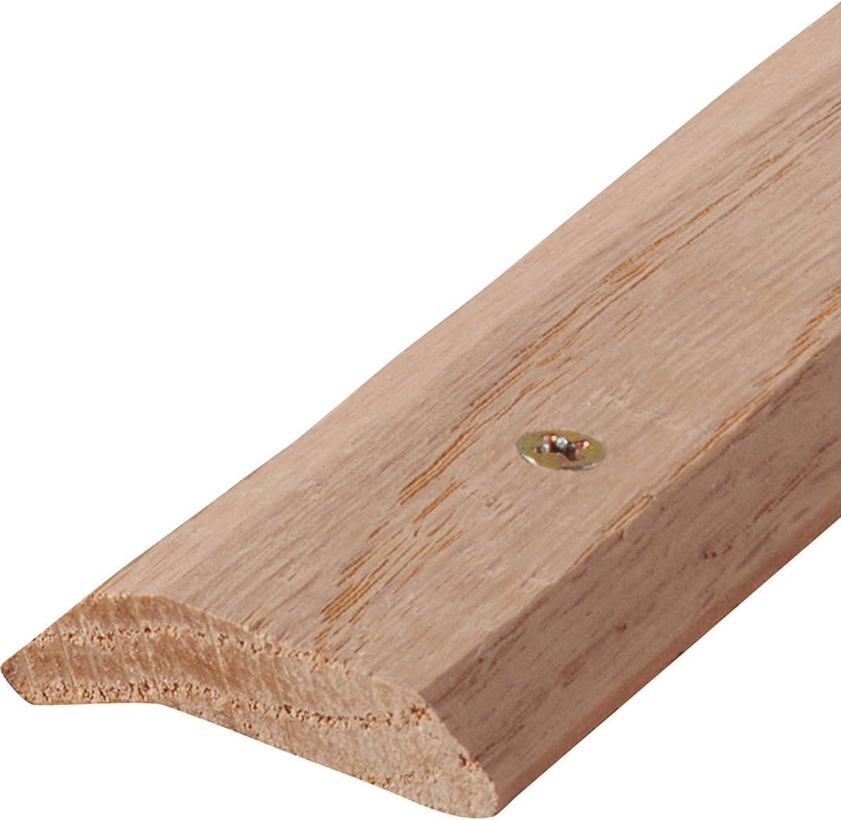 M-D Building Products 85365 1-7/16 In. X 72 In. Unfinished Hardwood Carpet Trim w/ Screws