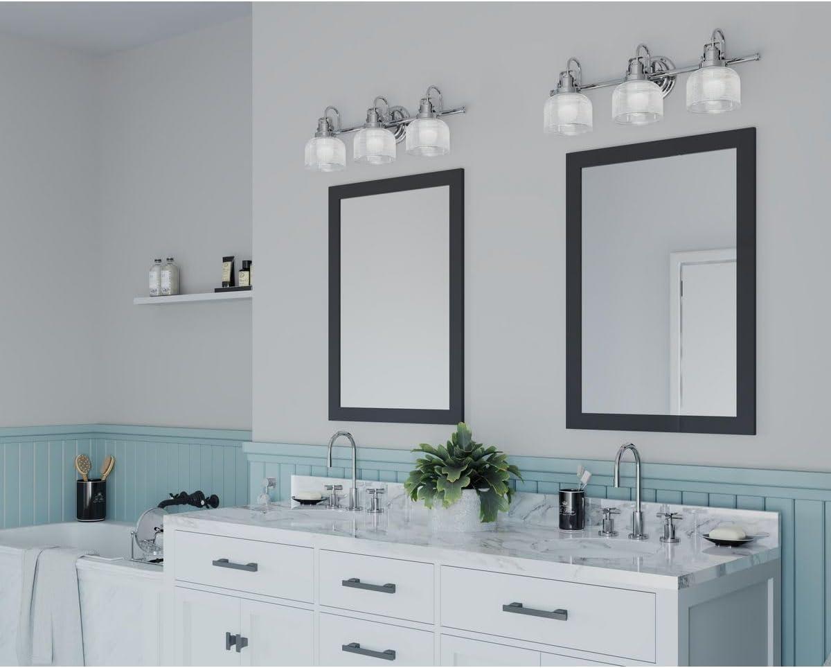 Rosser 3 Light Transparent Dimmable Vanity Light