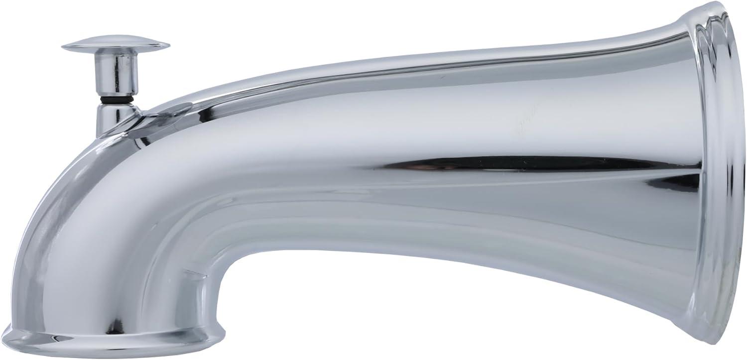 Danco 6 in. Decorative Tub Spout with Pull Up Diverter in Chrome (10315)