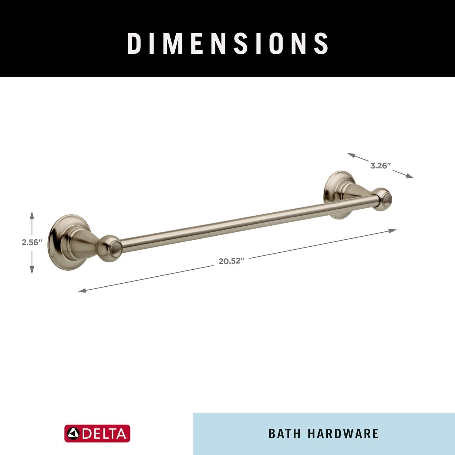 Delta Porter 18 in. Towel Bar in SpotShield Brushed Nickel PTR18-BN