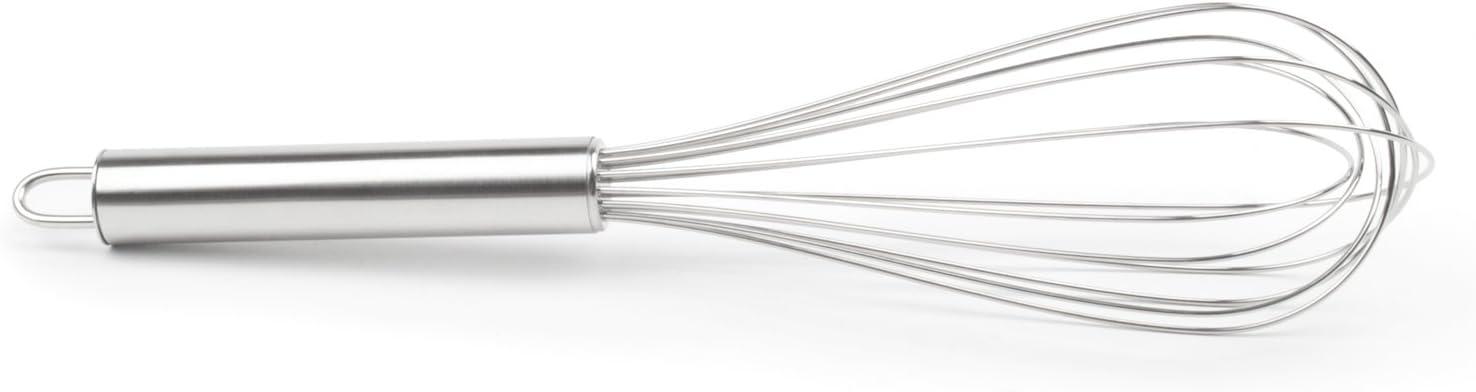 Set of 3 Stainless Steel Wire Balloon Whisks, 8", 10" and 12-Inch