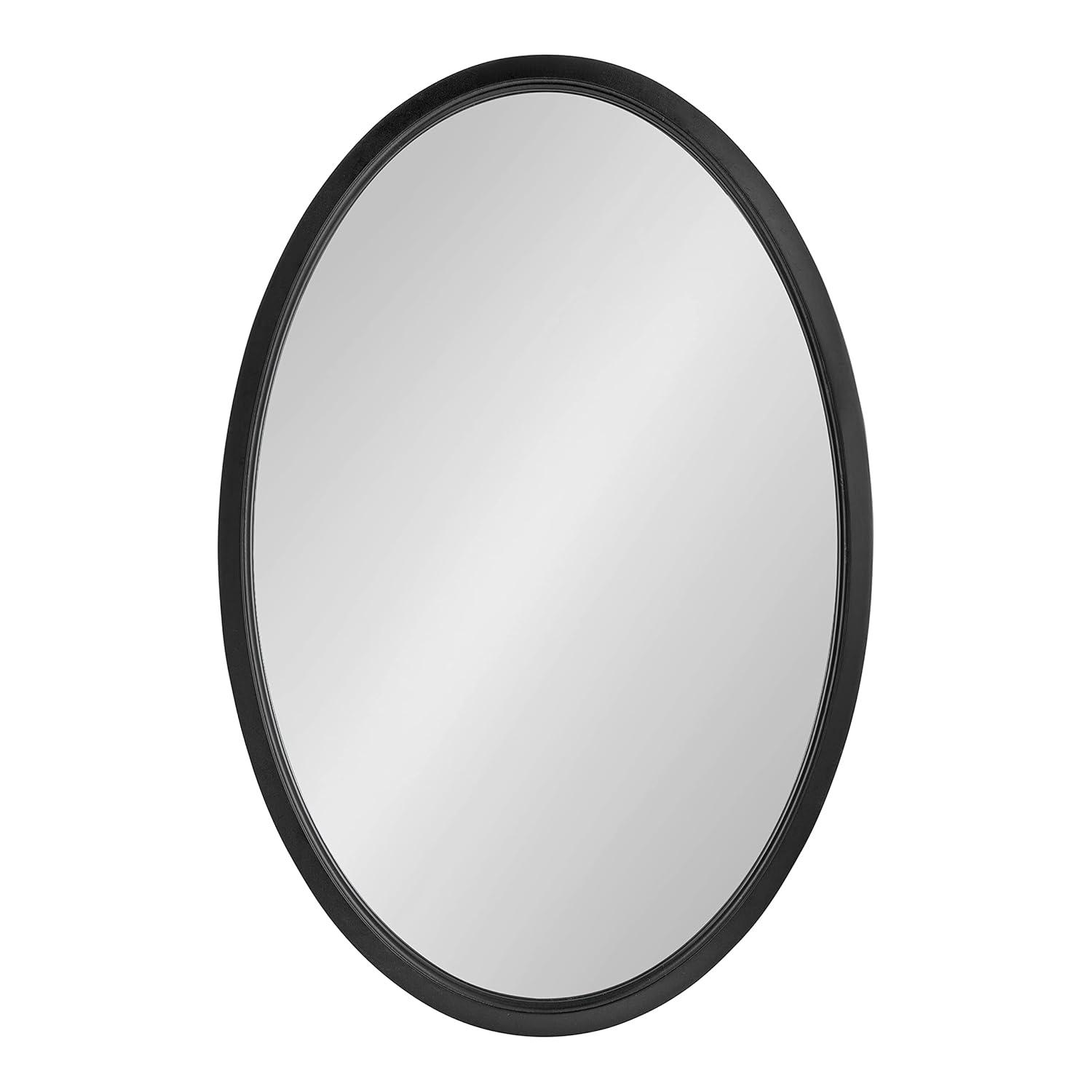 Kate and Laurel Hogan MDF Oval, 24x36, Black