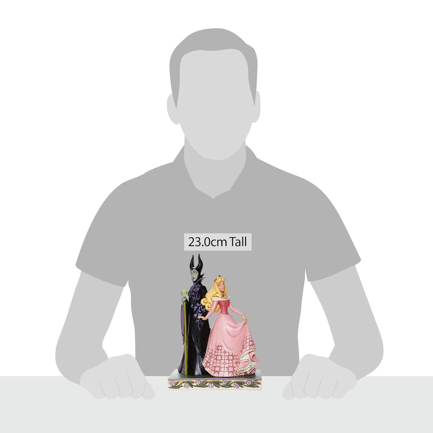 enesco Disney Traditions Jim Shore Aurora & Maleficent Figurine 9in H