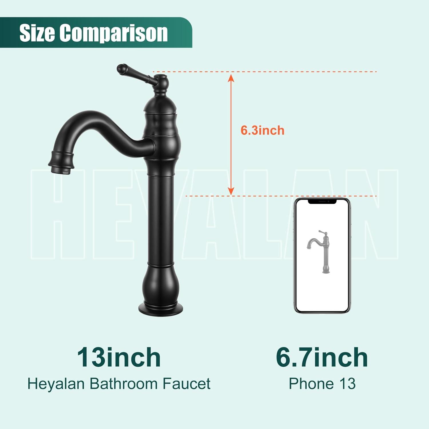 Vessel Sink Faucet Single-handle Bathroom Faucet with Drain Assembly