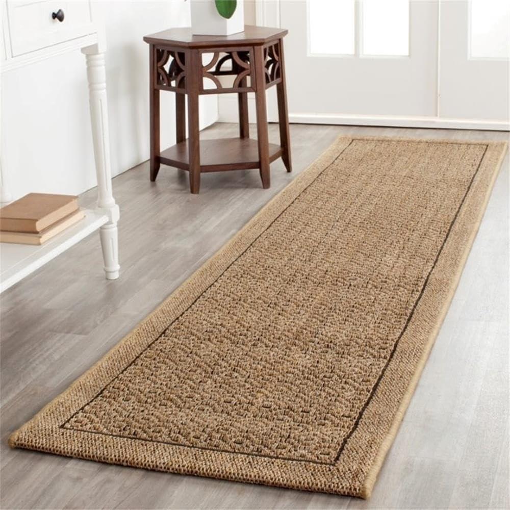 SAFAVIEH Palm Beach Jannine Geometric Area Rug, Natural, 9' x 12'