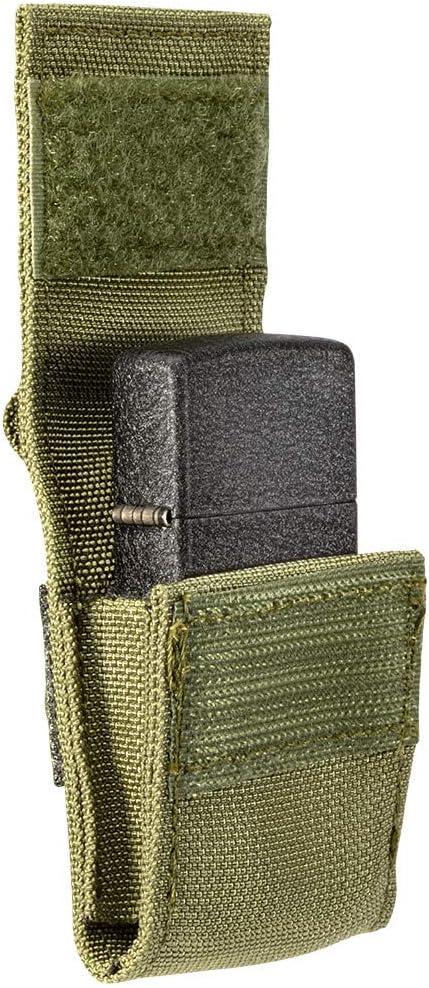 Zippo Lighter with MOLLE Green Pouch, 1.44" x 2.25"