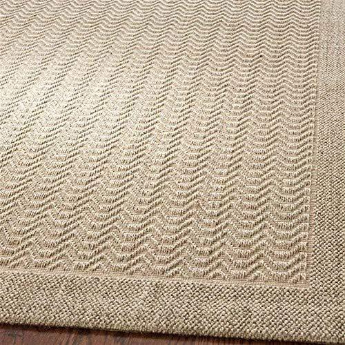 Huxley Sisal PAB321 Power Loomed, Jacquard Weave Indoor Accent Rug - 2'x3' - Silver - Safavieh