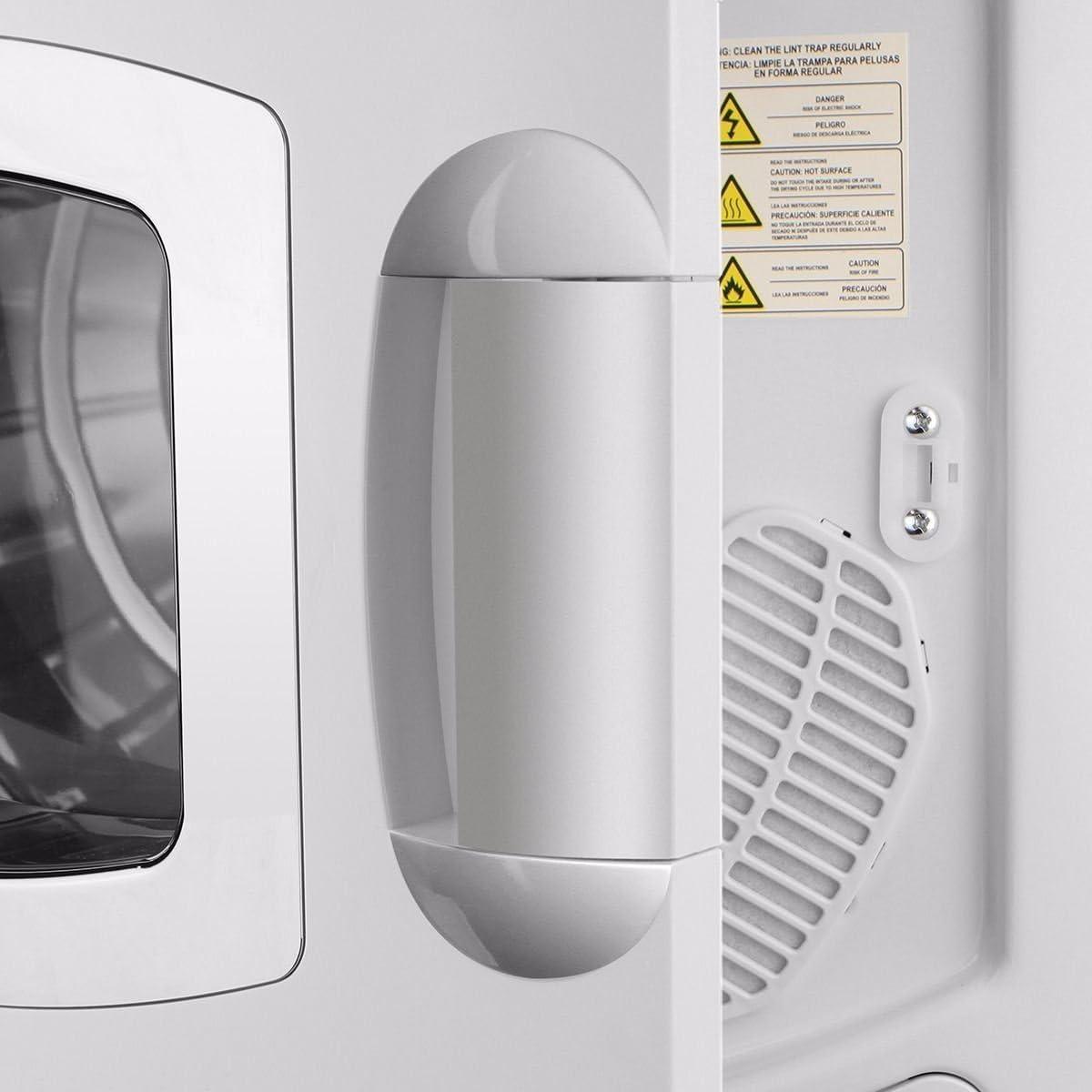 Barton Tumble Dryer White Heat Control Automatic Portable Electric RV 2.6 cu ft