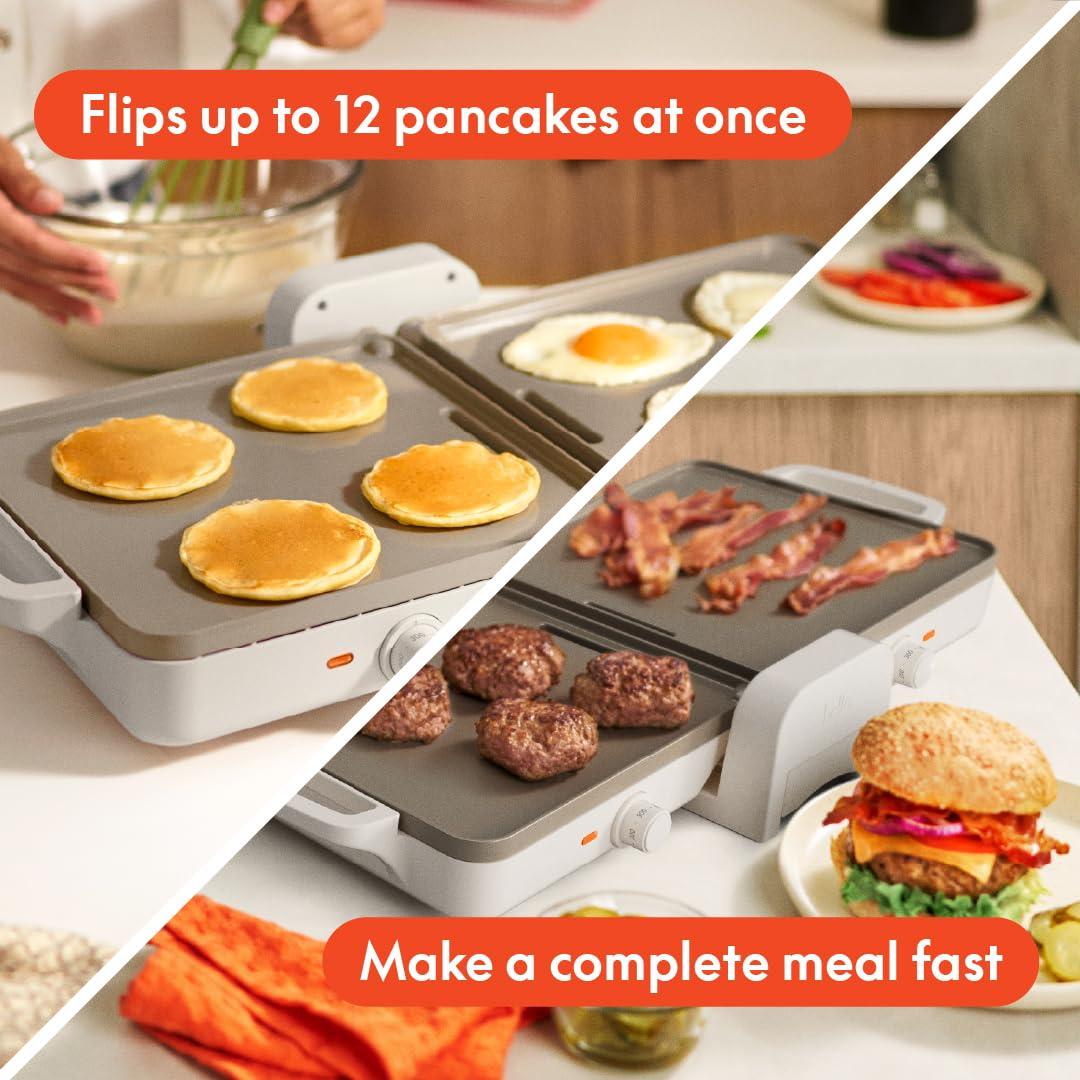 bella Bella Fold & Store Dual Temp Griddle