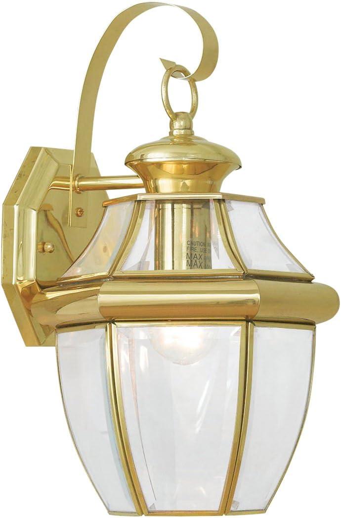 Livex Lighting Monterey 1 - Light Wall Light in  Polished Brass