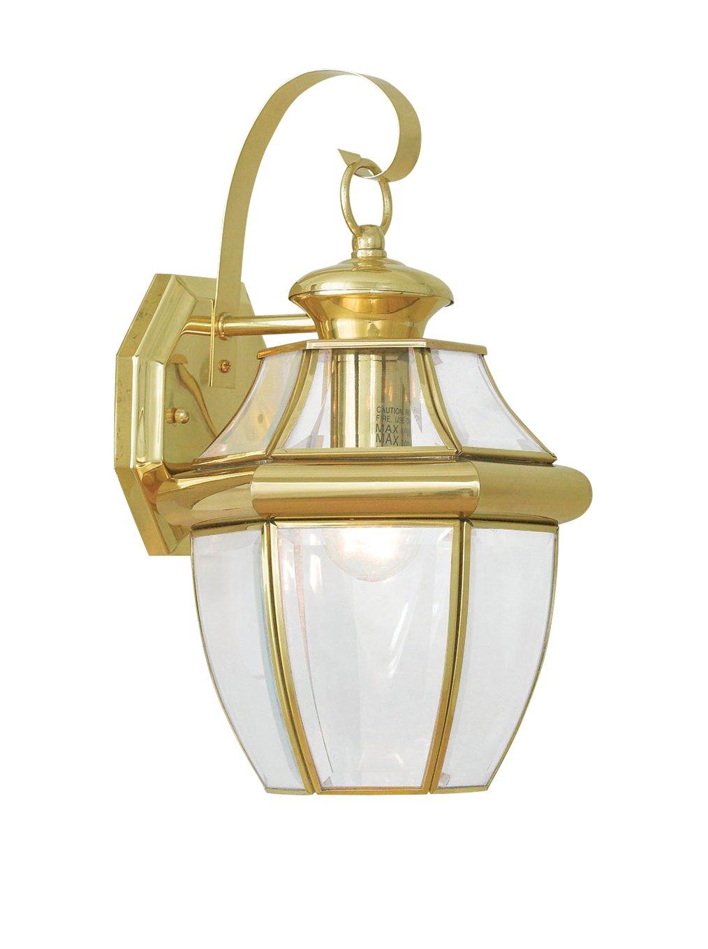 Livex Lighting Monterey 1 - Light Wall Light in  Polished Brass