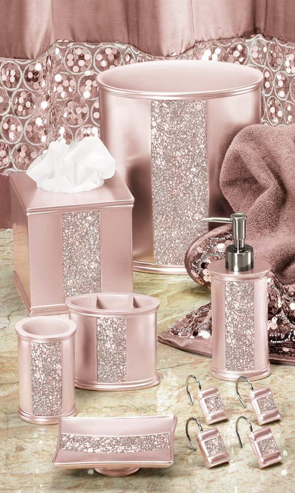 Bath Blush Sinatra Bath Decor Accessories, Premium, Durable, Acrylic Resin, Eco-Friendly Toothbrush Holder (4"H x 5"W x 1"D)