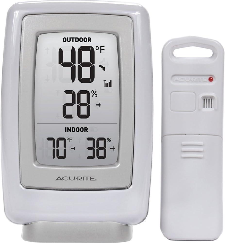 AcuRite Wireless Indoor/Outdoor Digital Thermometer with Humidity Sensor