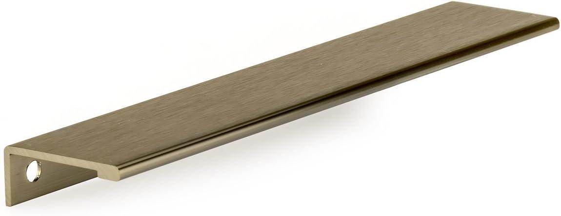 Brushed Champagne Bronze Modern Cabinet Edge Pull Handle