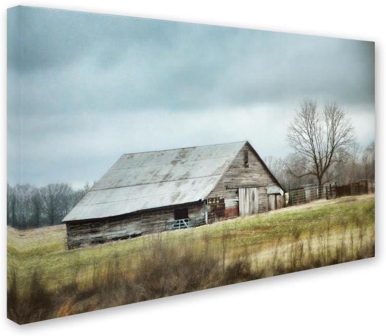 Trademark Fine Art -Jai Johnson 'An Old Gray Barn' Canvas Art