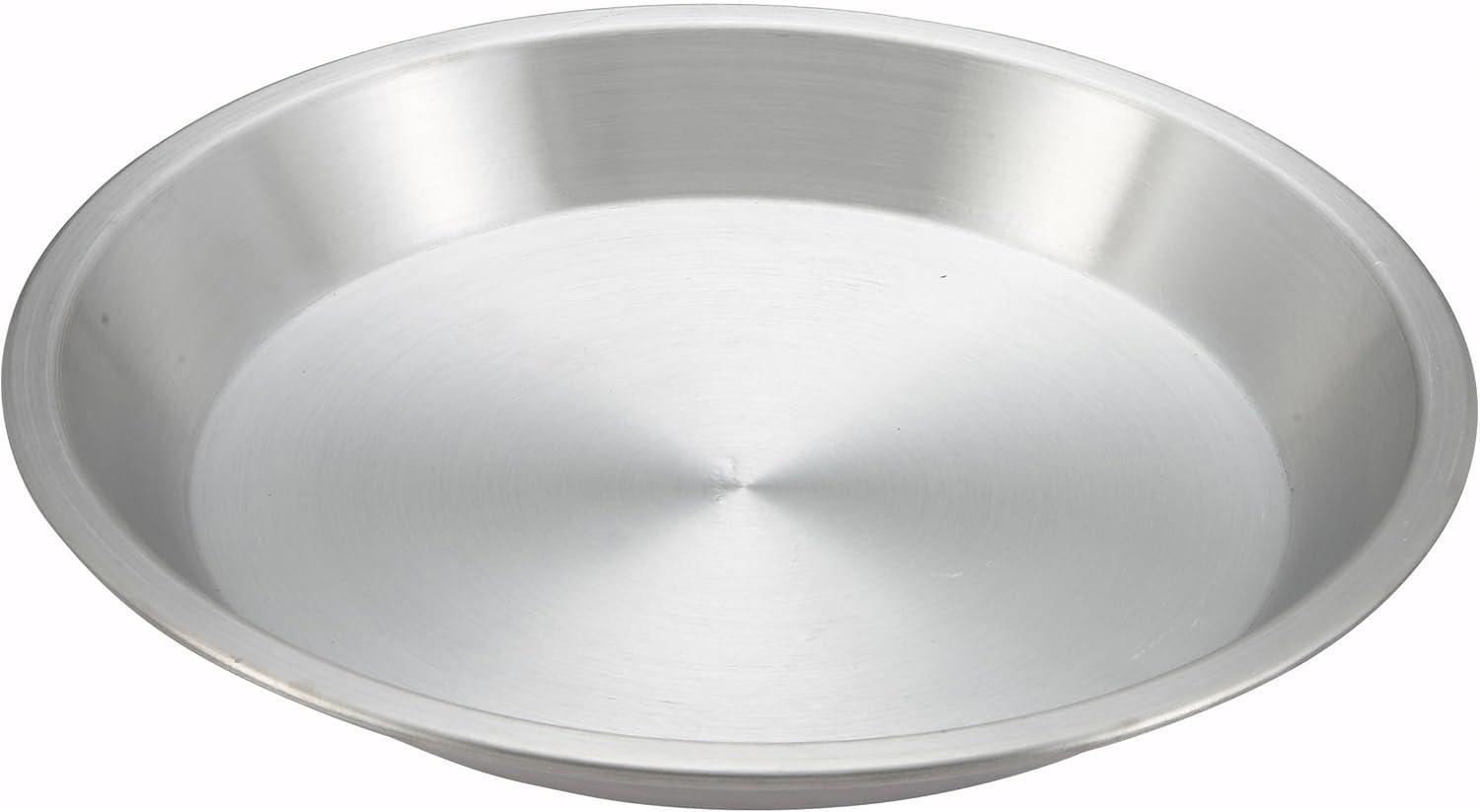 Durable 10-Inch Silver Aluminum Pie Pan