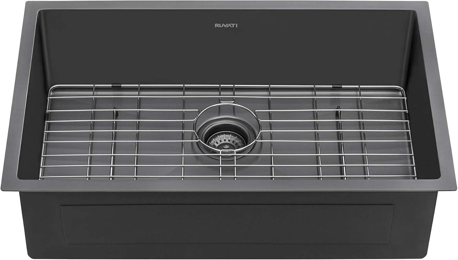 Ruvati 30-inch Undermount Stainless Steel Kitchen Sink 16 Gauge Single Bowl