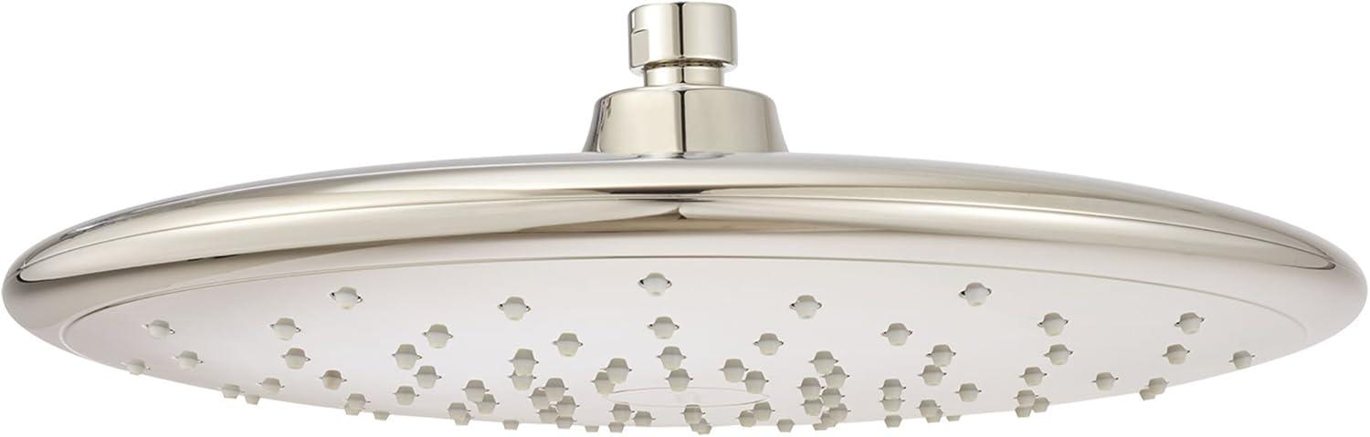 Polished Nickel Large Round Rain Shower Head