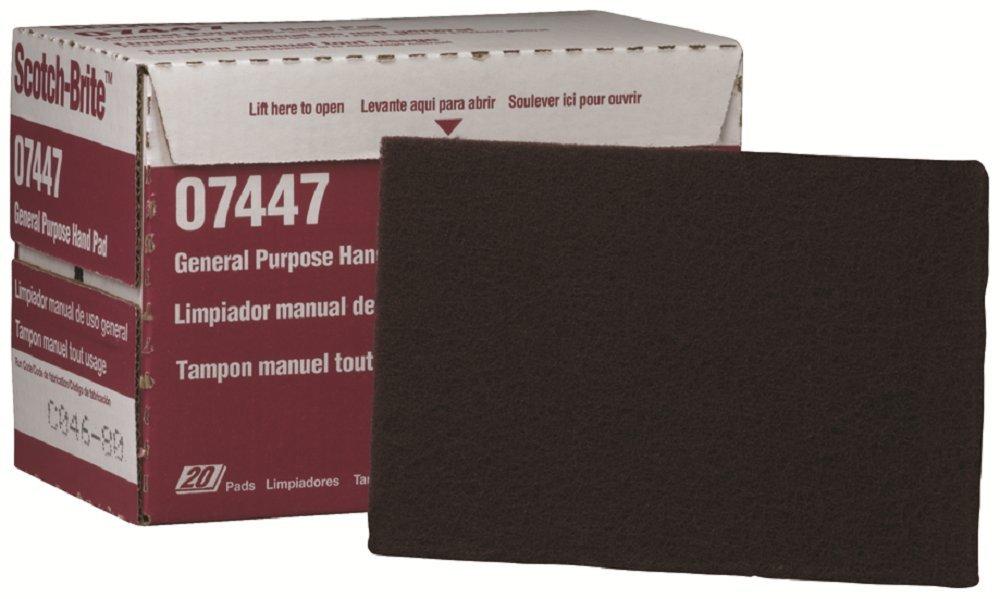 3M Scotch-Brite Maroon General Purpose Hand Pad 6" x 9"