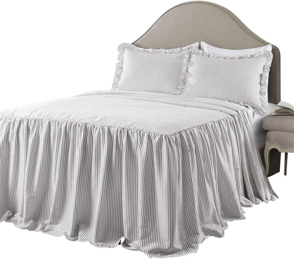 Lush Decor Reyna Microfiber Reversible 3 Piece Bedspread Set
