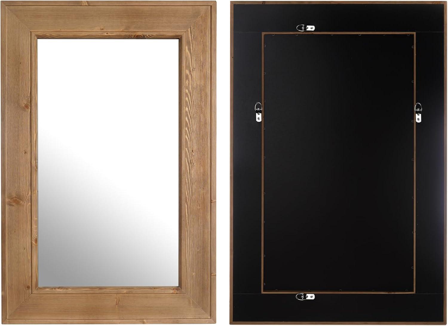 WallBeyond Natural Wash Wood Mirror