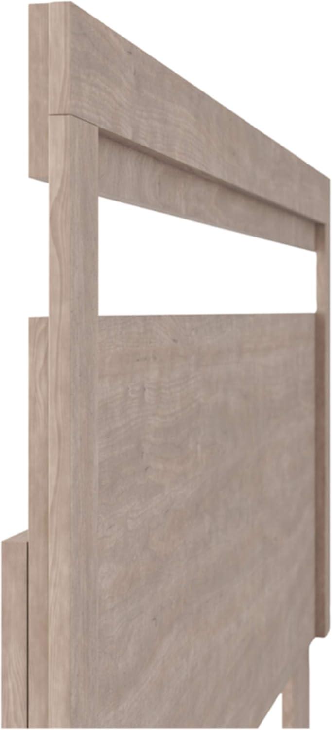 Queen Flannia Panel Headboard Gray - Signature Design by Ashley: Laminated Wood Grain, 50.94" Height