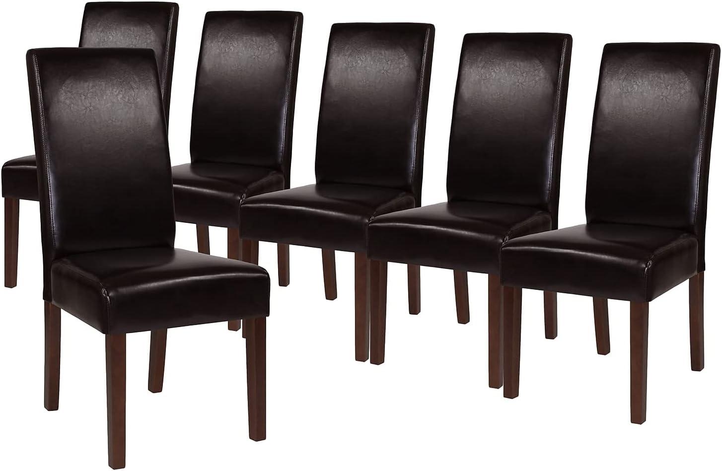 Flash Furniture Set of 6 Greenwich Series Parsons Chairs