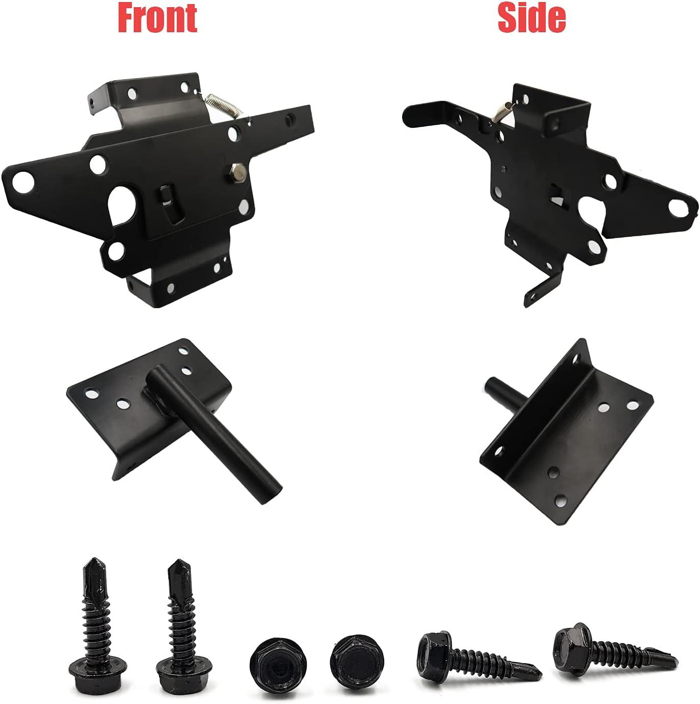 Heavy Duty Black Powder Coated Steel Gate Latch