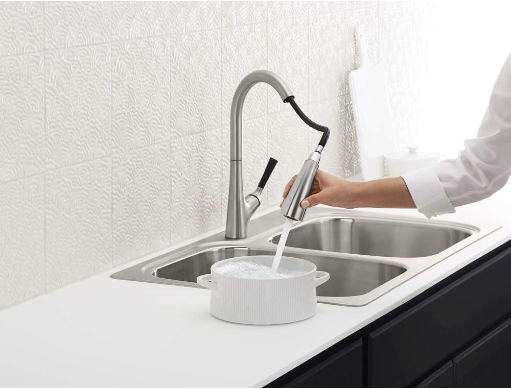 Kohler K-R75791-2PC-NA All-In- One-Kit Kitchen Sink, Brushed Stainless