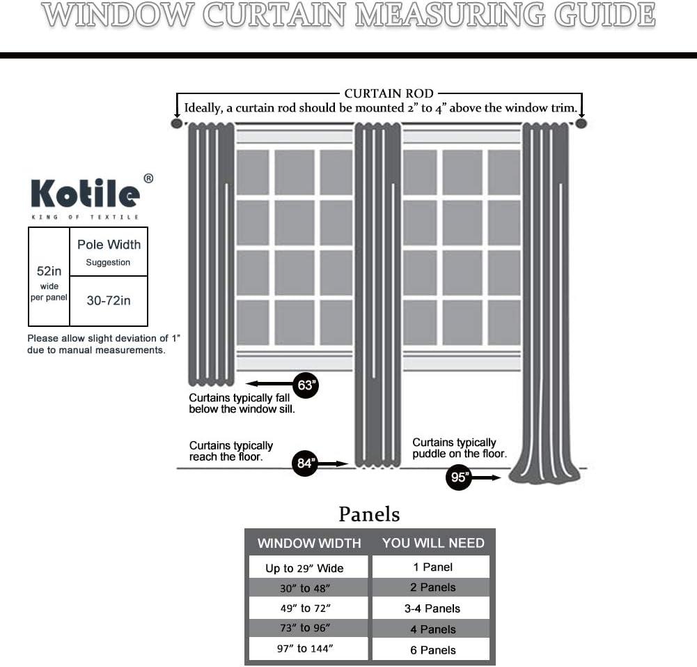 Kemmy Polyester Semi Sheer Curtain Panel