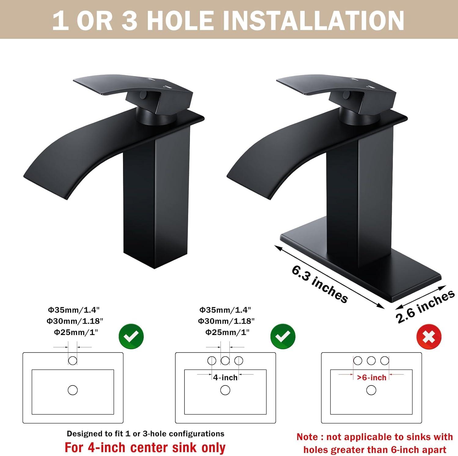 Single-Hole Single-handle Bathroom Faucet