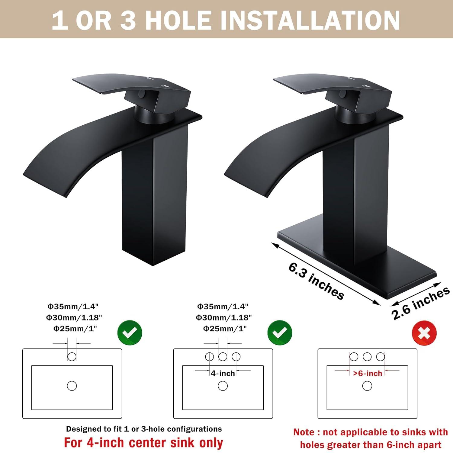 Single-Hole Single-handle Bathroom Faucet